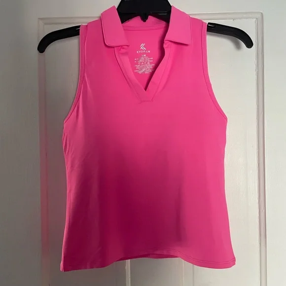 Kyodan Hot Pink Sleeveless Tank Top - Picture 2 of 5